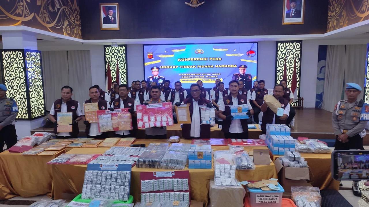 Januari–April 2026, 1.154 Pengedar hingga Bandar Narkoba di Jabar Dibekuk