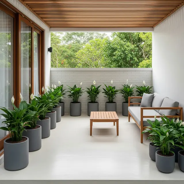 9 Desain Teras Rumah Minimalis dengan Sentuhan Tanaman Tropis, Menciptakan Kesejukan