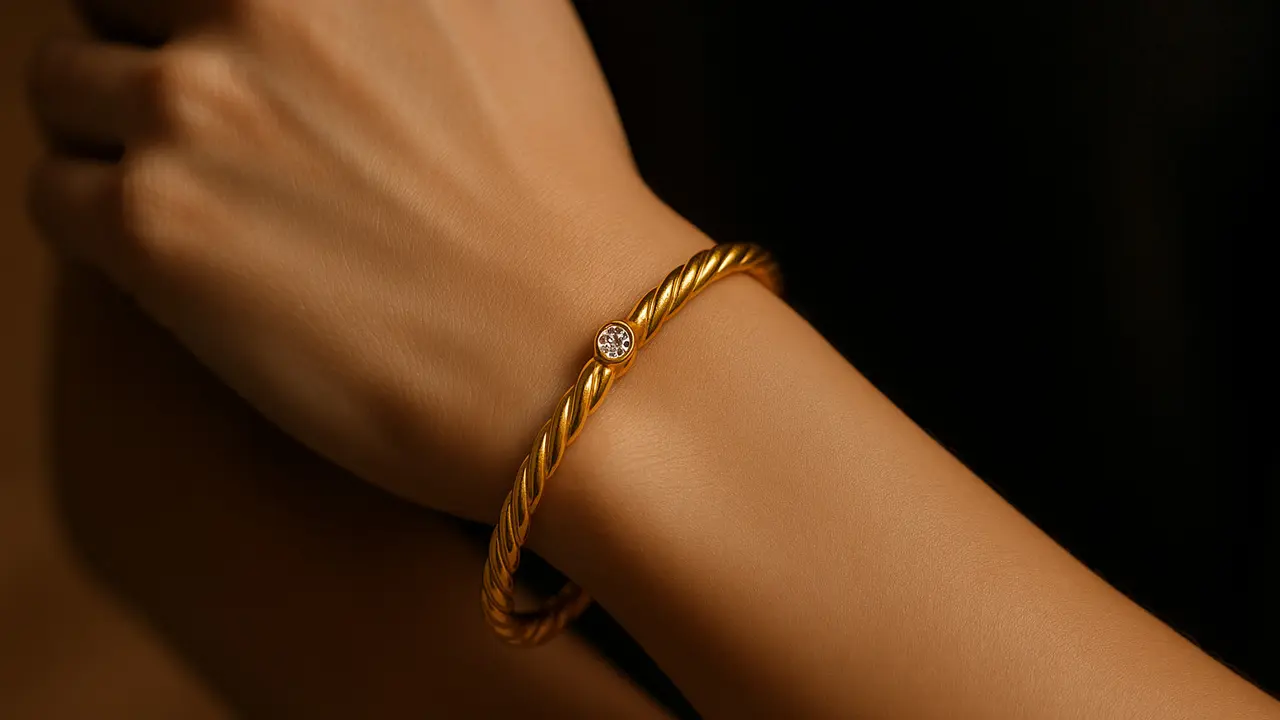 Model Gelang Lilit Emas 24 Karat