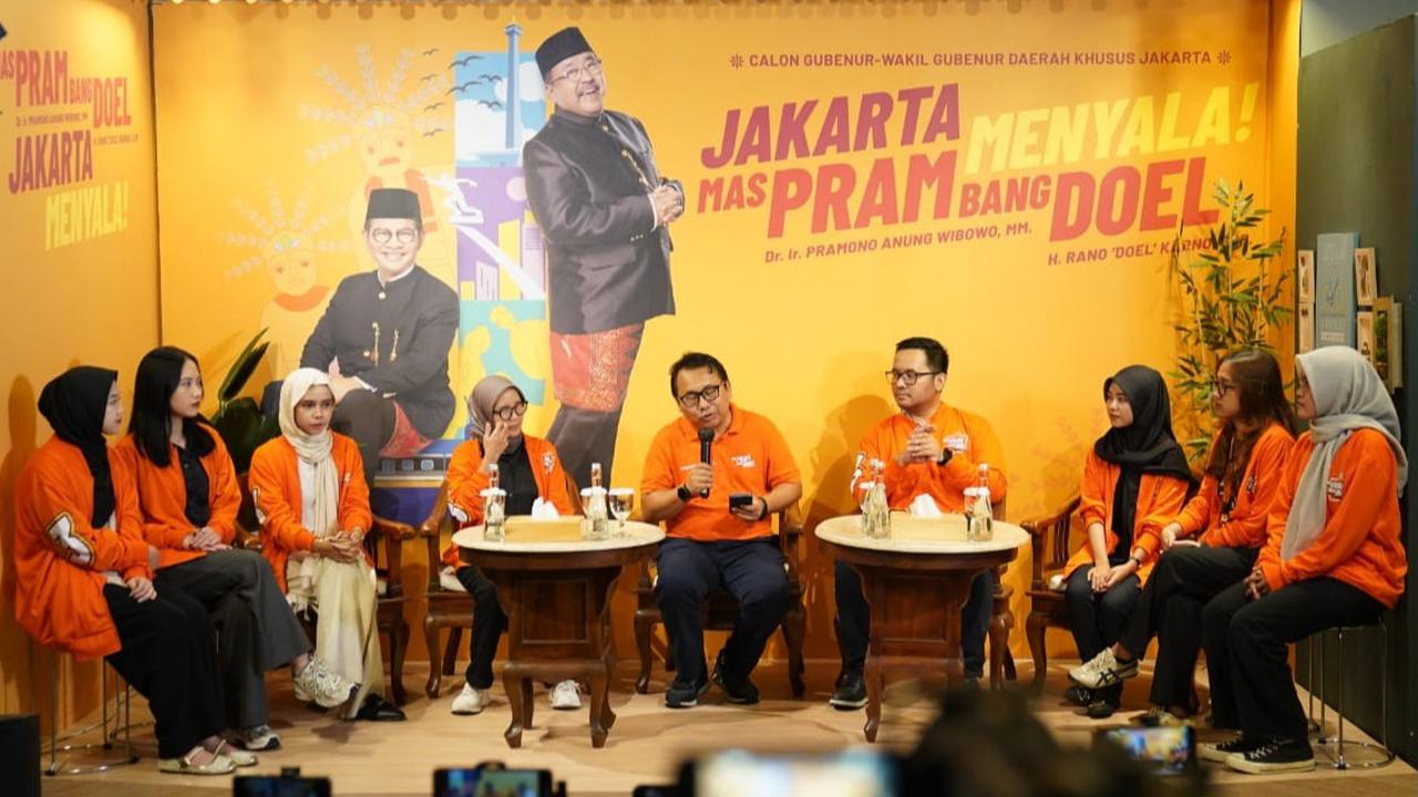 Kampanye Akbar Pramono - Rano Usung Politik Riang Gembira Bertema Festival Menyala