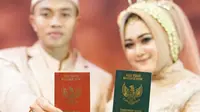 Bomber Persita, Redi Rusmawan, melangsungkan pernikahan. (Dok: Redi Rusmawan).
