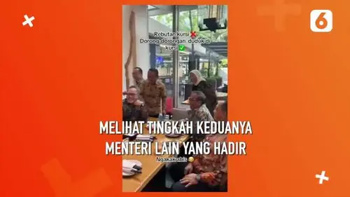 VIDEO: Viral Tingkah Lucu Prabowo dan Bahlil Lahadalia saat Dorong-Dorongan Duduk di Kursi