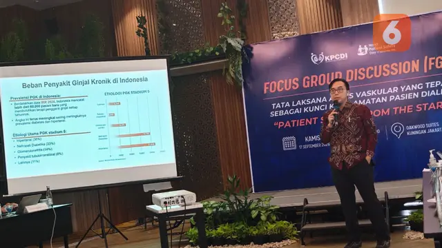 Ketua Perhimpunan Nefrologi Indonesia (PERNEFRI) Dr. dr. Pringgodigdo, Sp.PD-KGH., FINASIM, (Foto: Aditya Eka Prawira/Liputan6.com)
