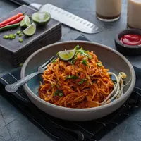 Ilustrasi mi goreng mamak./Copyright shutterstock.com/g/KonstantinKopachinsky