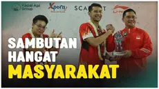 Berita Video, masyarakat berikan sambutan antusias kepada tim Thomas dan Uber Cup di Bandara Soekarno Hatta pada Senin (6/5/2024)