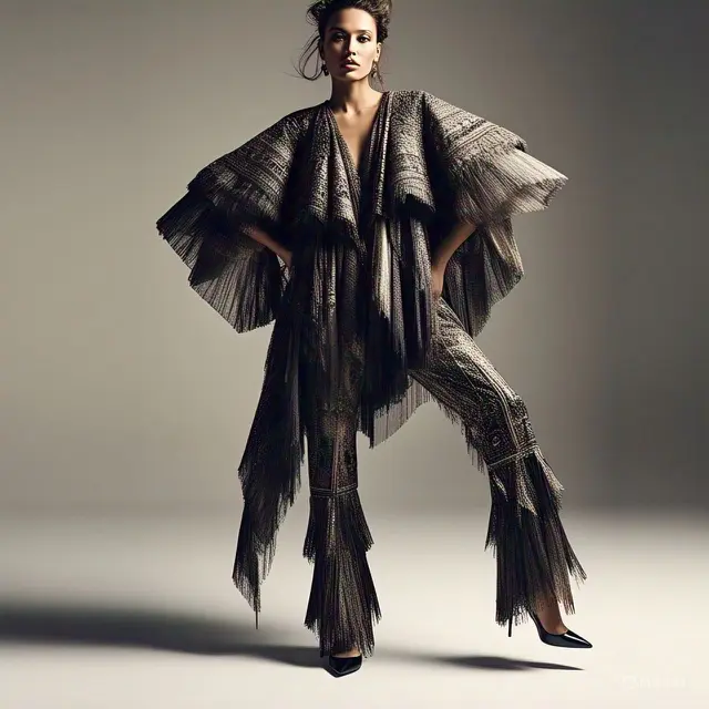 Layering Oversized dengan Siluet Dramatis