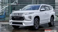 New Pajero Sport dengan aksesori lengkap (ist)