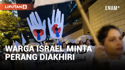 VIDEO: Warga Israel Demonstrasi Blokir Jalan di Tel Aviv, Minta Perang Israel-Hamas Diakhiri