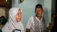 Dewi Lukmianti, saudara kembar dari Aipda Luar Biasa Anumerta Denny Setiadi (33) (dok. Merdeka.com)