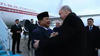 Tiba di Ankara, Prabowo Disambut Presiden Turki Erdogan