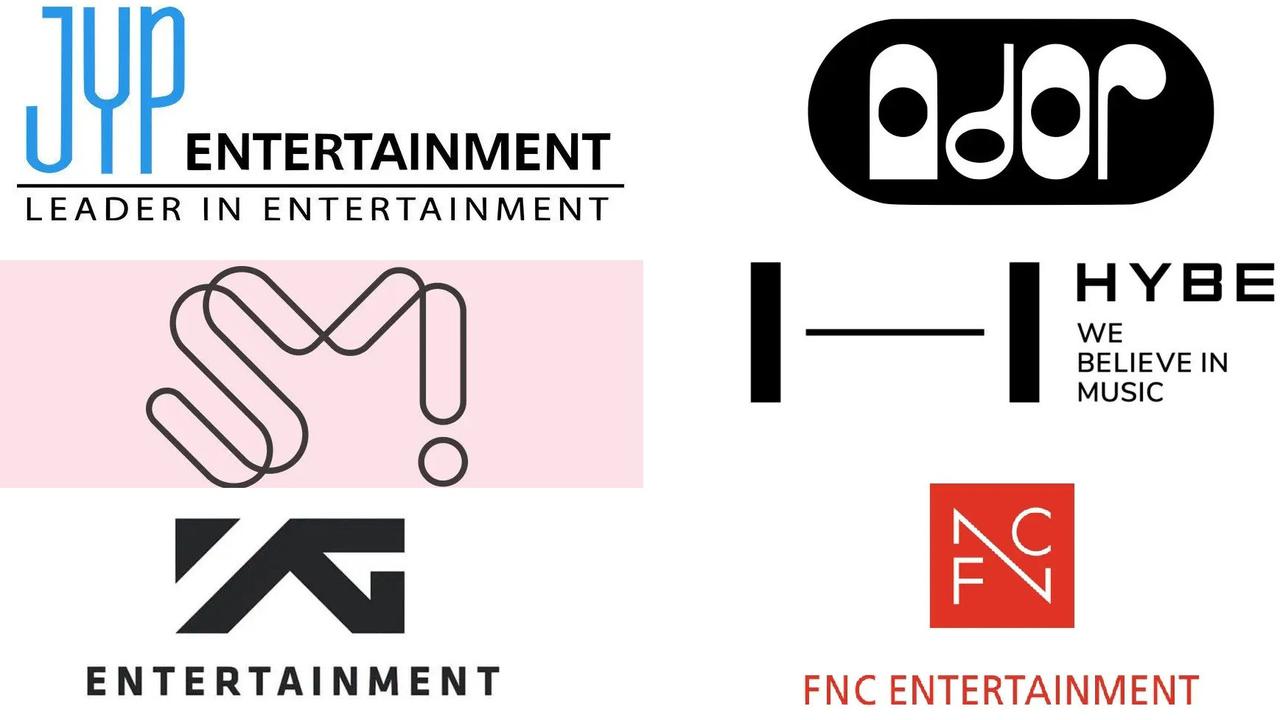 Logo sejumlah agensi K-Pop. (Foto via Soompi)