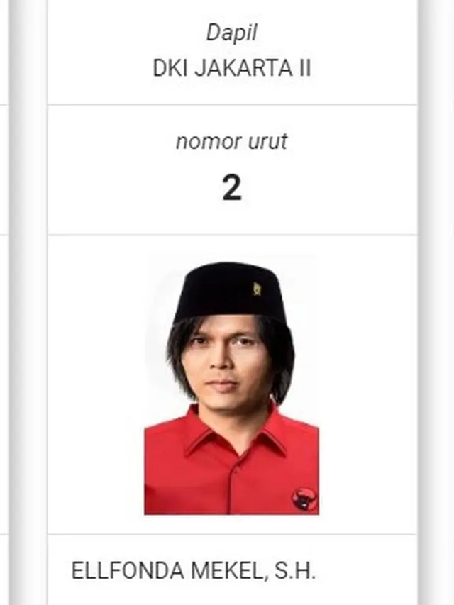 Once Mekel (situs KPU)