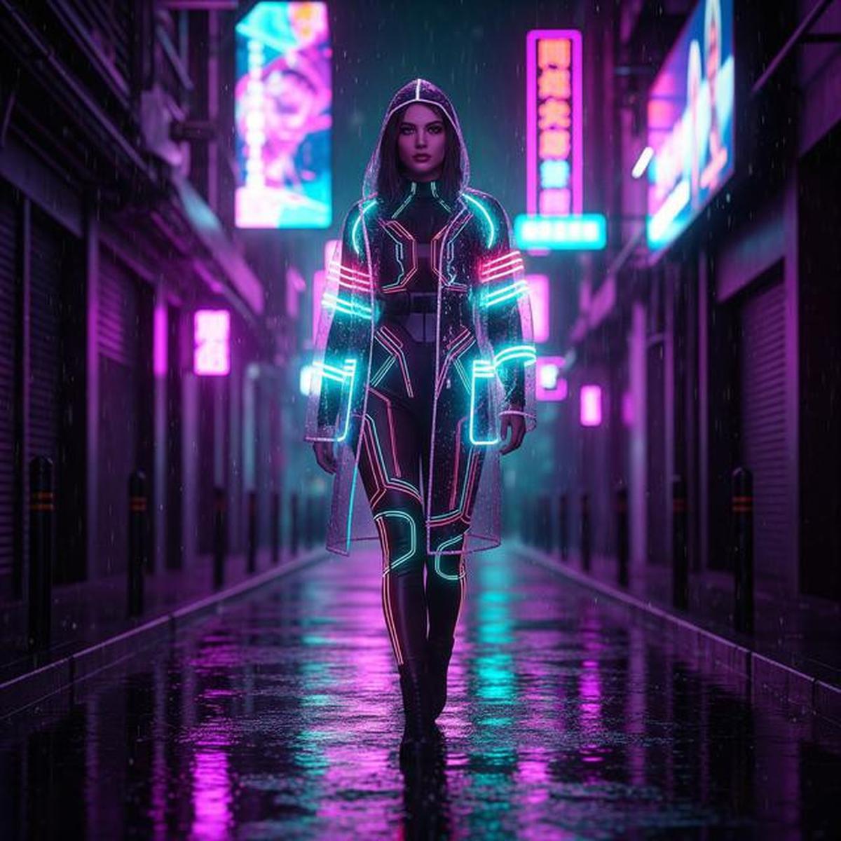 Tutorial Prompt AI Edit Foto dengan Gaya Cyberpunk Neon 2025, Hasil Keren Seperti Film Sci-Fi