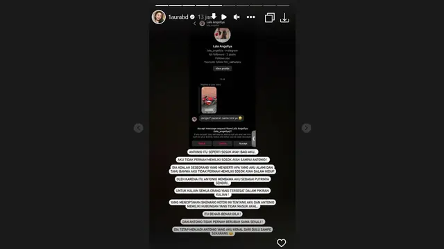 Lolly Anak Nikita Mirzani Buka Suara Disebut Punya Hubungan Spesial dengan Antonio Dedola: Benar-Benar Gila