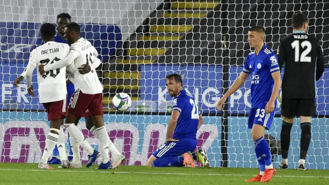 Arsenal Depak Leicester City dari Piala Liga Inggris