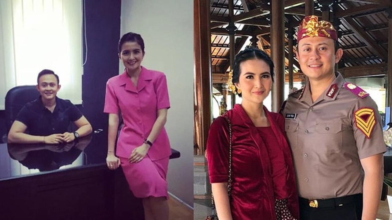 6 Potret Kadek Devi Temani Suami Bertugas, Jadi Ibu Bhayangkari