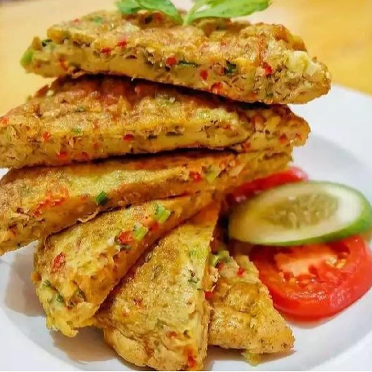 Telur dadar padang