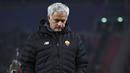 Roma menjadi klub yang bernasib sial pada giornata ke-15 yang berlangsung pada Kamis (02/12/2021) dini hari WIB. Skuat asuhan Jose Mourinho harus bertekuk lutut saat lawatanya ke markas Bologna. (LaPresse via AP/Massimo Paolone)
