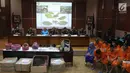 Suasana konfrensi pers penyelundupan 68 kg katinon dan 15.487 butir pil ekstasi dengan 11 tersangka yang berhasil diungkap Bea Cukai dan BNN di Kantor Pusat Bea Cukai, Jakarta, Senin (28/5). (Liputan6.com/Arya Manggala)