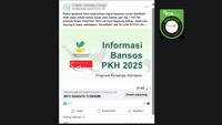 Cek Fakta: Tidak Benar Link Pendaftaran Bansos PKH Periode Desember 2025