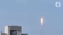 <p>Setelah berhasil meluncur, nantinya satelit yang disiapkan untuk menghadirkan internet bagi masyarakat Indonesia di wilayah terdepan, tertinggal, terluar (3T) itu akan mengisi orbit di 146 Bujur Timur (BT). (Liputan6.com/Ilyas Istianur Praditya)</p>
