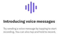 Pengguna Twitter kini bisa berkirim voice note melalui DM. (Sumber: Twitter)