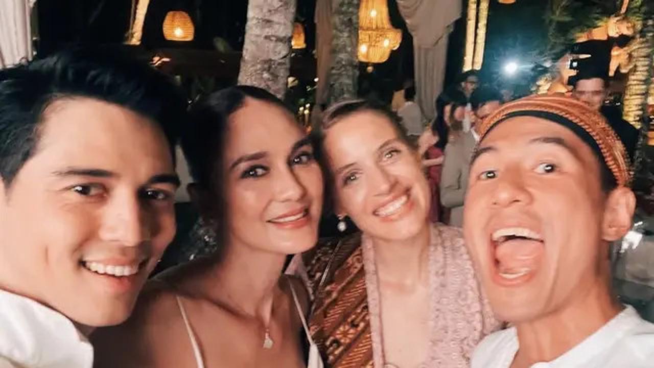 11 Gaya Serasi Selebriti Bersama Pasangan saat Hadir di Pernikahan Luna Maya dan Maxime Bouttier, Maia Estianty hingga Ranty Maria