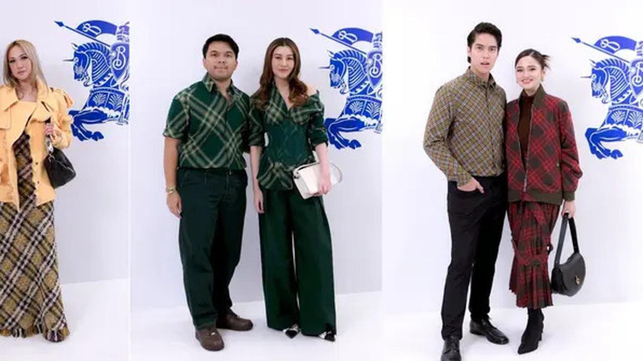 Deretan Outfit Couple Artis di Acara Burberry Outerwear 2024 Jakarta