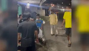 Korban geng motor di Sukabumi. (istimewa)