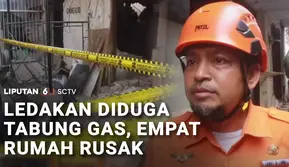 Ledakan Tabung Gas di Surabaya, 4 Rumah Rusak Berat dan 2 Lansia Terluka