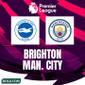 Premier League - Brighton Vs Manchester City (Bola.com/Adreanus Titus)