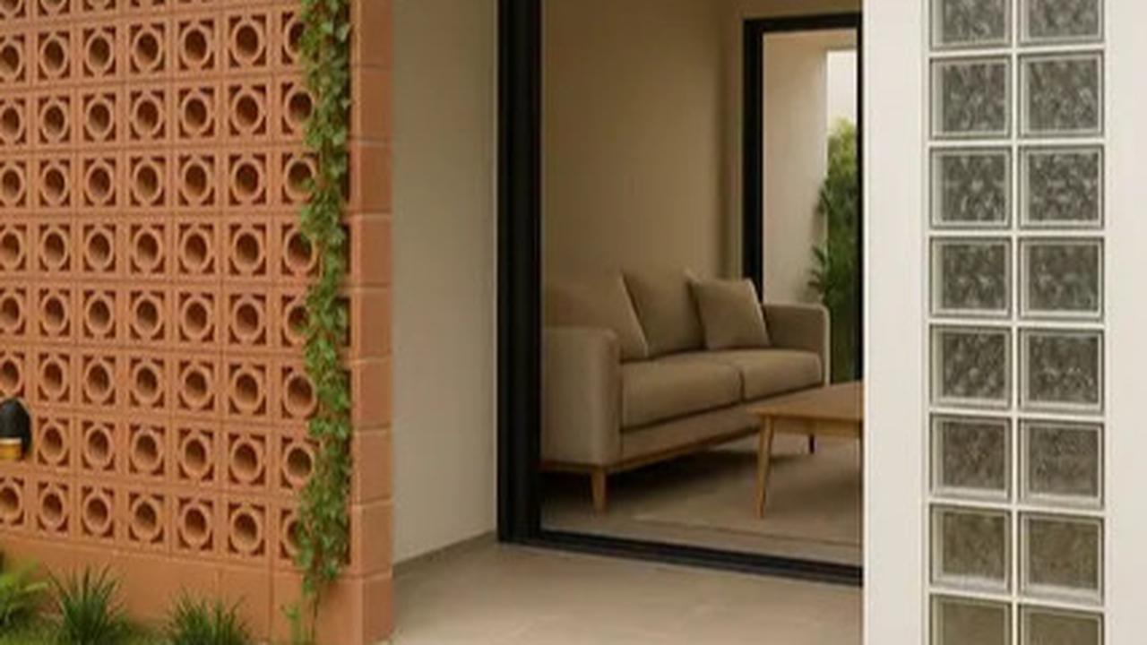 7 Model Rumah Minimalis Kombinasi Roster dan Glass Block, Hunian Cantik yang Hemat Energi