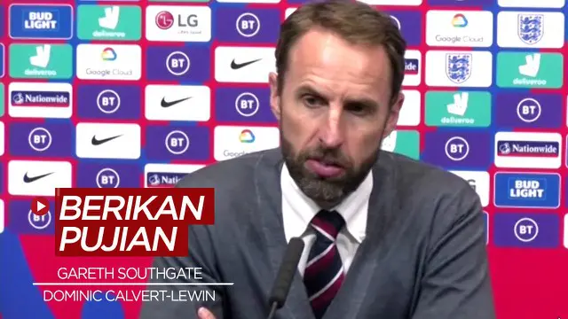 VIDEO: Pujian Gareth Southgate Untuk Performa Apik Dominic Calvert-Lewin