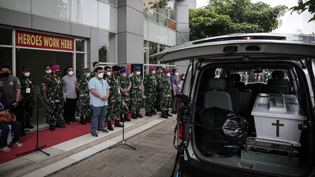 FOTO: Pelepasan Nakes yang Meninggal karena COVID-19 di RSDC Wisma Atlet