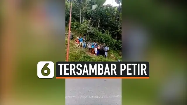 VIDEO: Enam Warga Banjarnegara Tersambar Petir, Satu Tewas