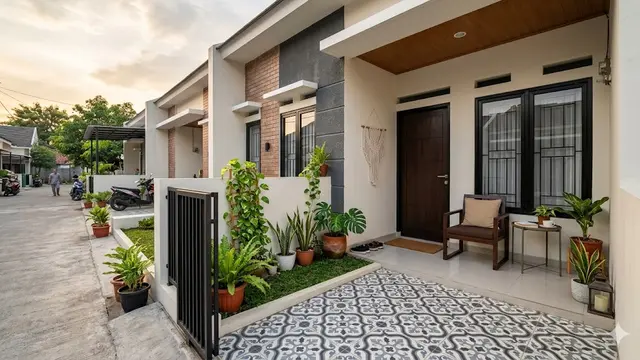 Inspirasi Teras Rumah Tipe 45 dengan Desain Sederhana Tapi Elegan