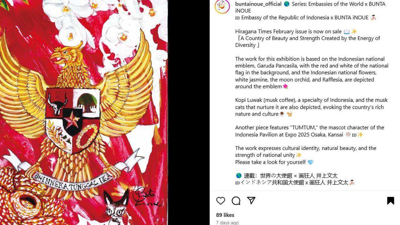 Bobby Kertanegara Jadi Inspirasi Seniman Jepang dan akan Dipamerkan di World Expo Osaka 2025