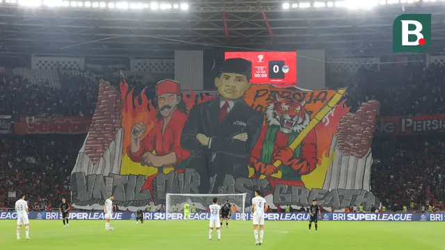 Foto: Atmosfer Manyala di SUGBK, Laga Persija Vs PSIM Pecahkan Rekor Penonton di BRI Super League 2025/2026