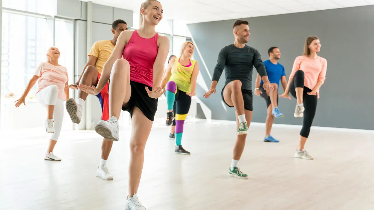 Ilustrasi senam zumba