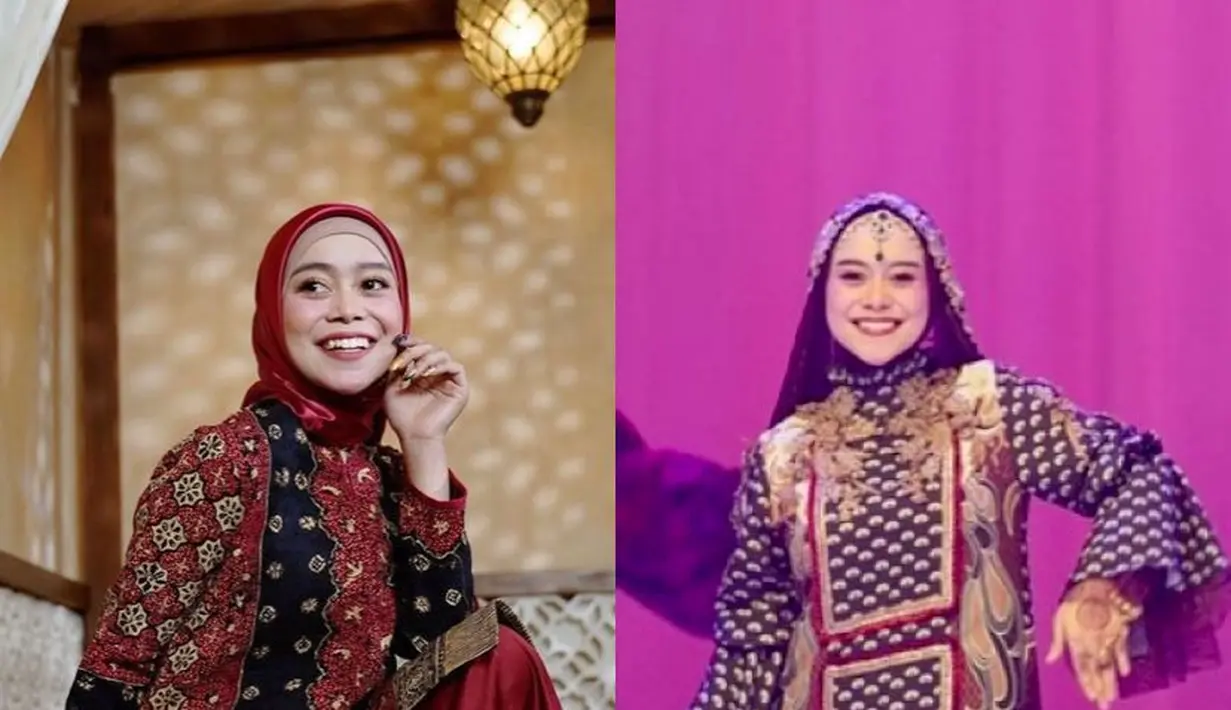 Bak artis Bollywood, penampilan Lesti Kejora yang bikin pangling tuai pujian. (Instagram/dini_azzahra89).