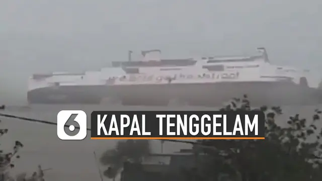 Sebuah video merekam detik-detik kapal KMP Jatra 1 tenggelam di Pelabuhan Bolok, Kupang, NTT.