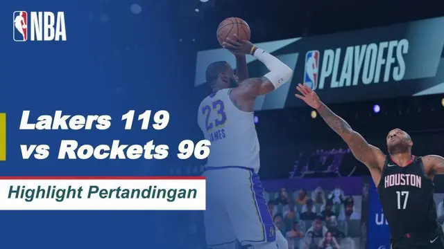 VIDEO: Highlights NBA, LA Lakers Berhasil Melaju ke Final Wilayah Barat Usai Kalahkan Houston Rockets