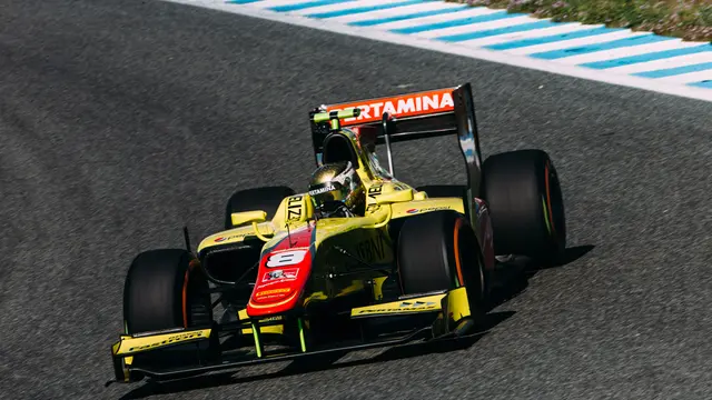 Pembalap Jagonya Ayam Campos Racing, Sean Gelael (GP2 Media Services)