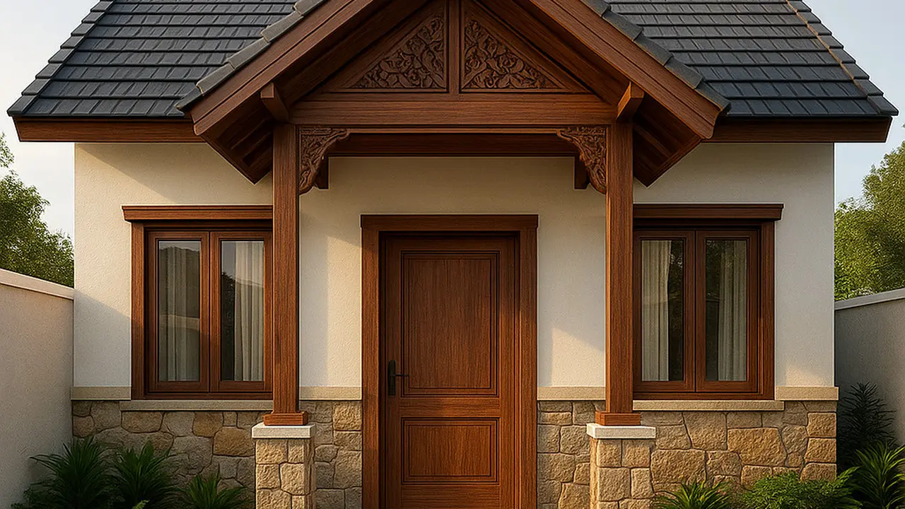 Rumah Sederhana 6x9 tapi Terlihat Mewah dengan Biaya Minim/ Image by AI