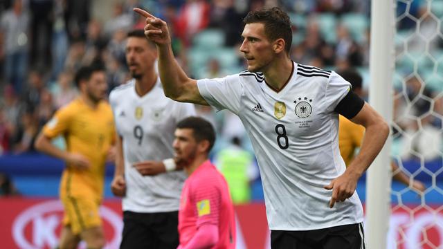 FOTO: Jerman Susah Payah Taklukkan Australia