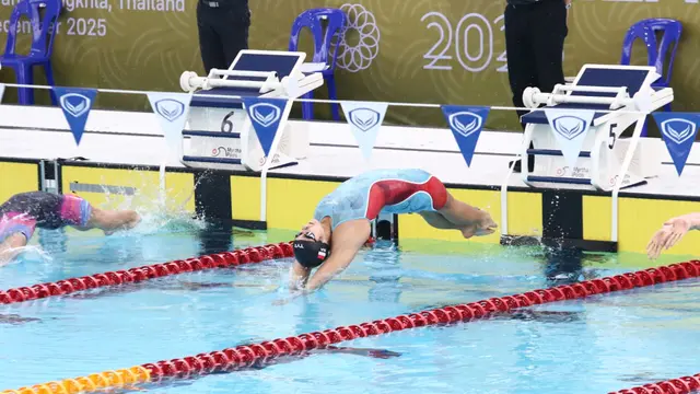 Aksi perenang Indonesia di hari kedua SEA Games 2025