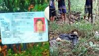 Polisi menemukan KTP pada tubuh jasad yang diduga berjenis kelamin laki-laki, yang tergeletak di area perkebunan Kabupaten Lampung Tengah, Lampung. (Foto: Istimewa)