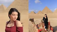 7 Potret Cassandra Lee Liburan di Mesir, Dikomentari Netizen Mirip Cleopatra
