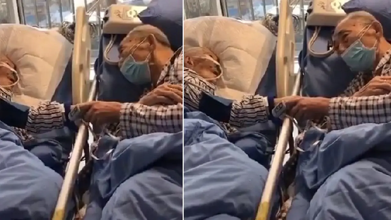 potret kakek nenek terinfeksi corona jadi viral