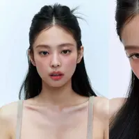 Jennie BLACKPINK tampil dengan clean makeup look (foto: Instagram/herabeauty_official)